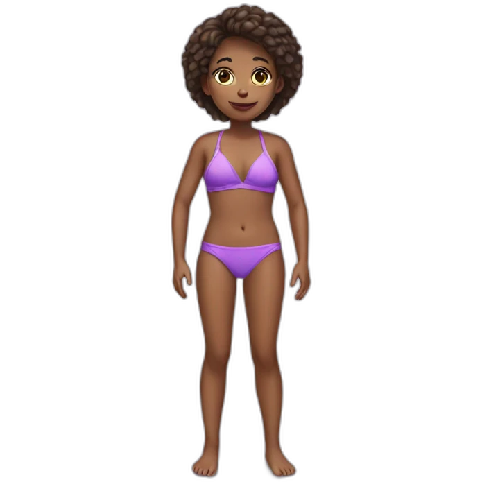 girl with swimsuit emoji