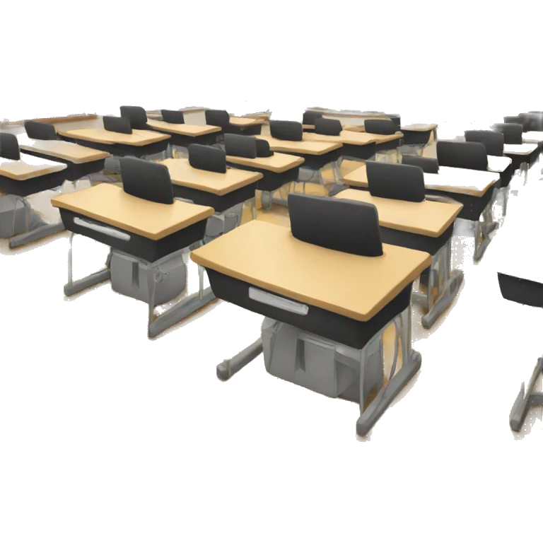 classroom with students emoji