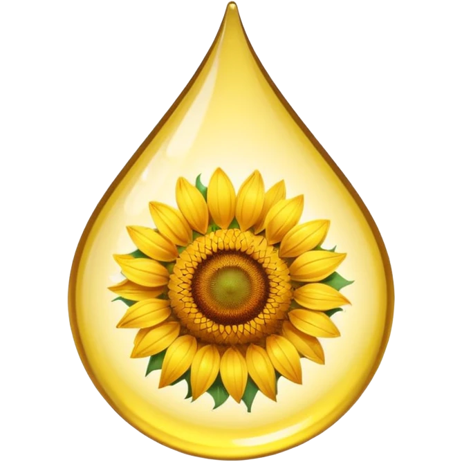 sunflower oil droplet emoji