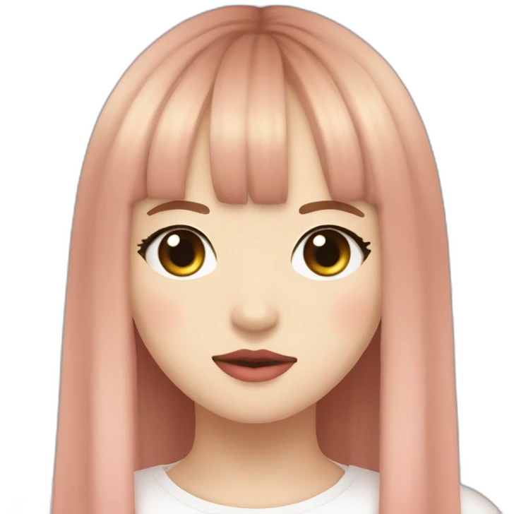 Lalisa Manobal from Blackpink 2016 debut emoji