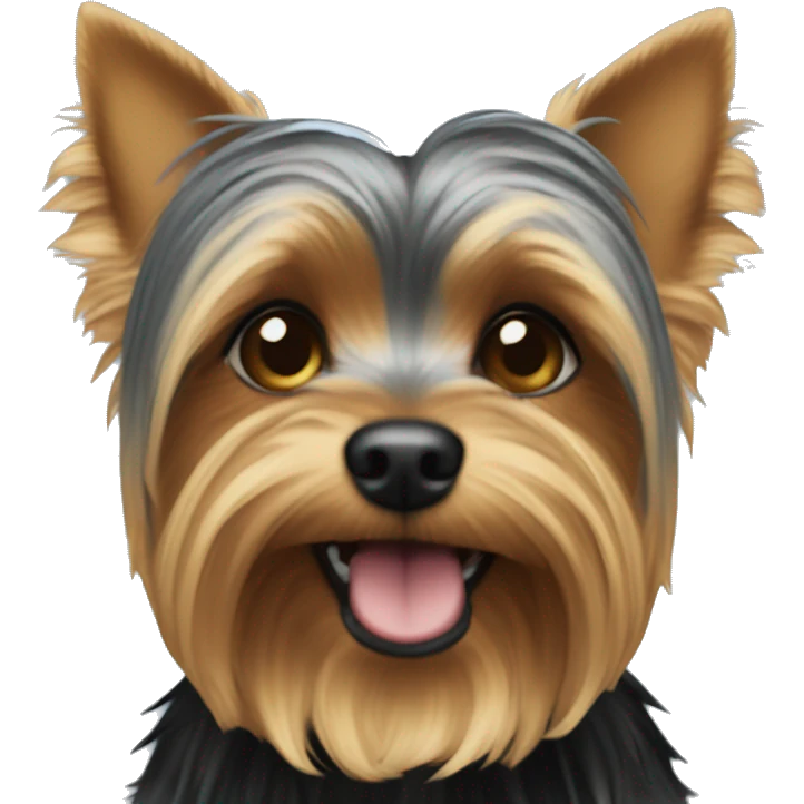Yorkie dog mischief crook emoji