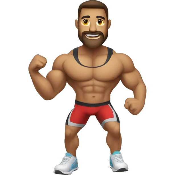 Fitness trigueño emoji