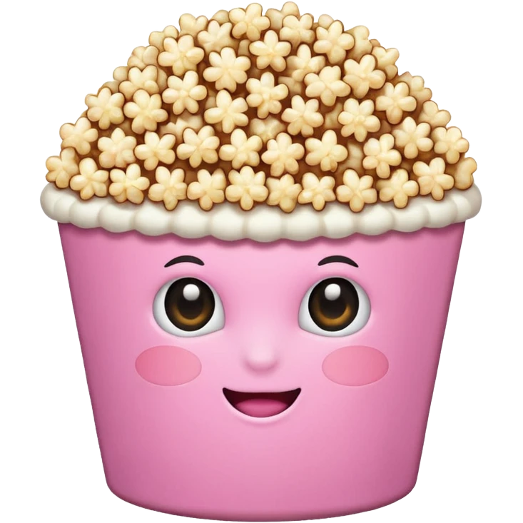 popcorn pink emoji