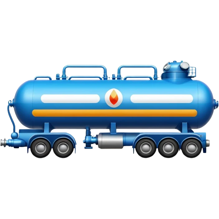 create an ultra realistic liquefied gas tanker emoji