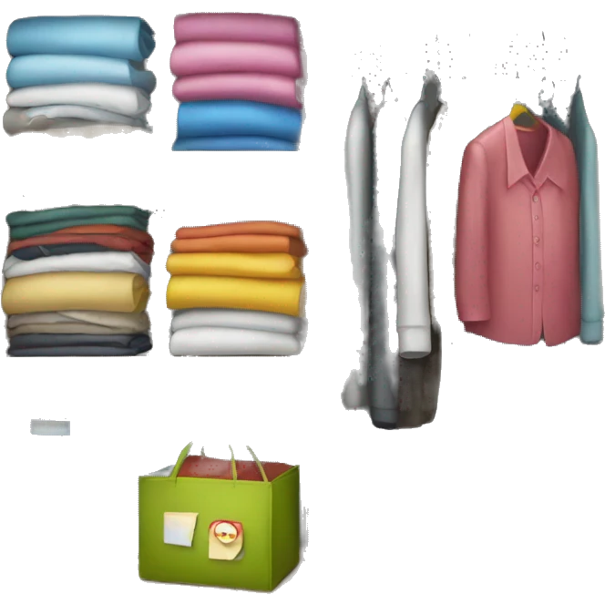 file organizer, with clothes inside emoji