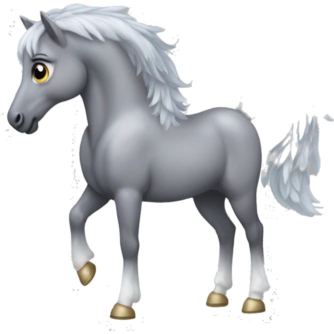 dapple gray pegasus emoji