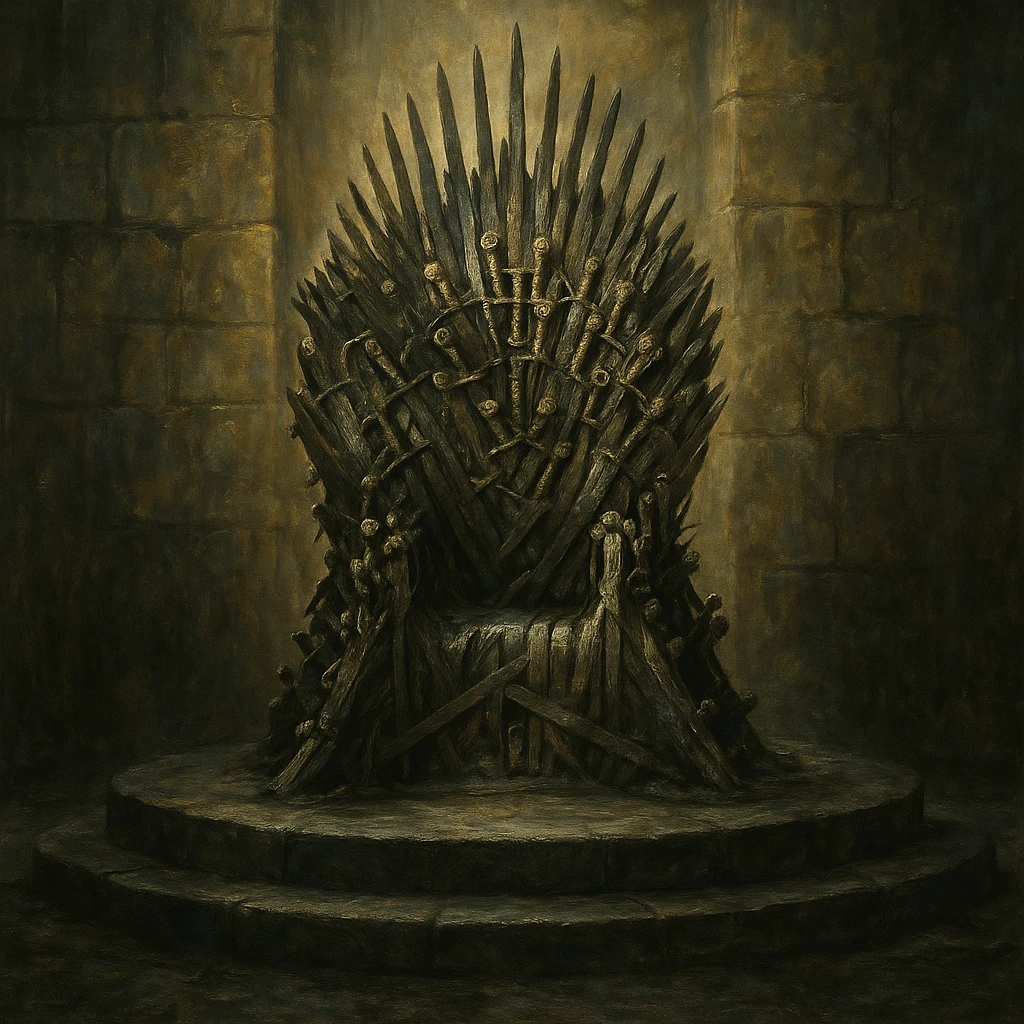 The iron throne, style 7 emoji