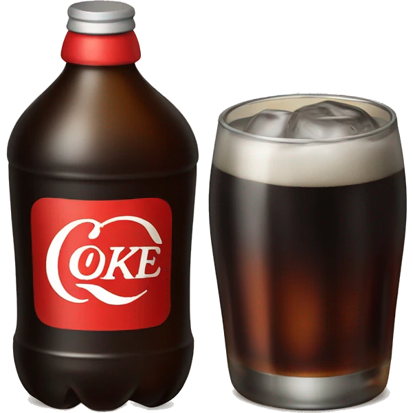 Rum and coke emoji