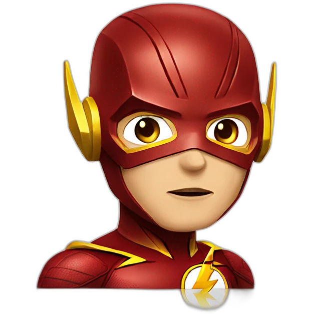Super hero The flash emoji