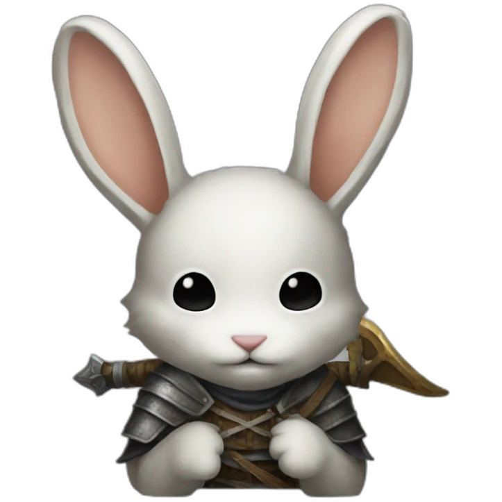 yugy bunny playing dark souls 2 emoji