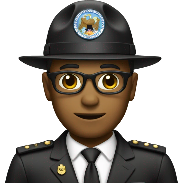 Ministry of State Security with suit emoji