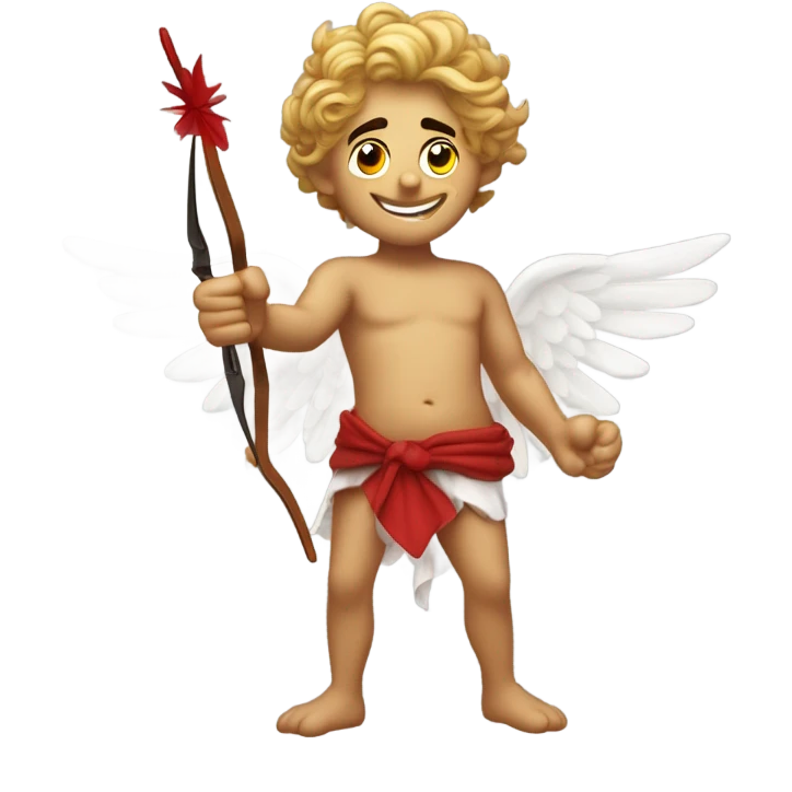 Drunk Cupid emoji