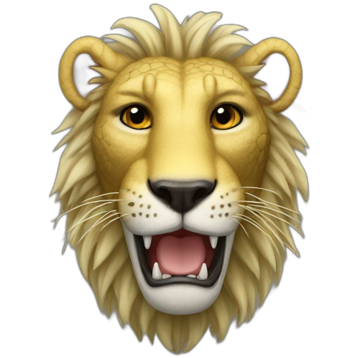 crocodile lion hybrid emoji