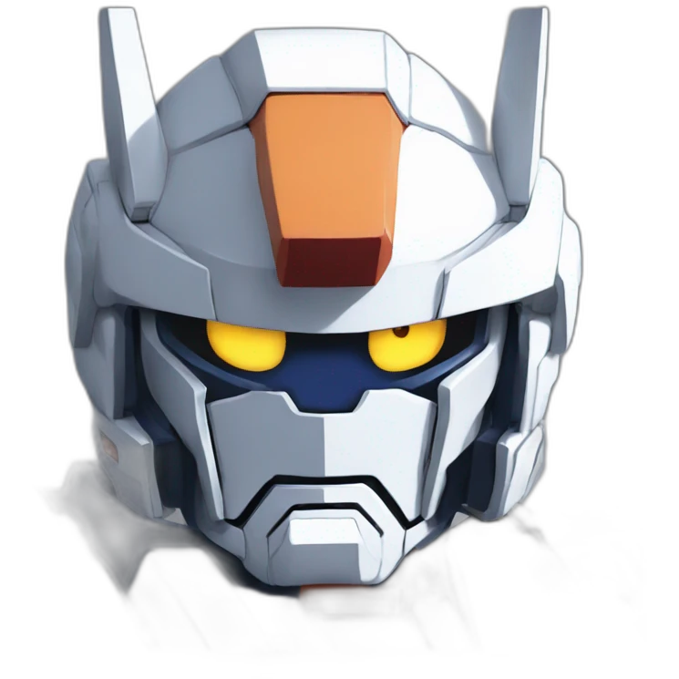 gundam with naruto face emoji