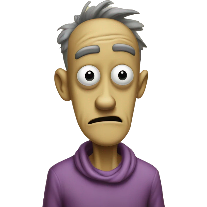 Cartoon Network's Courage the Cowardly Dog emoji