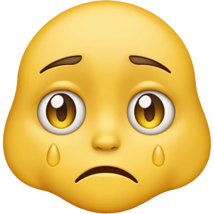 emoji with a very sad face emoji