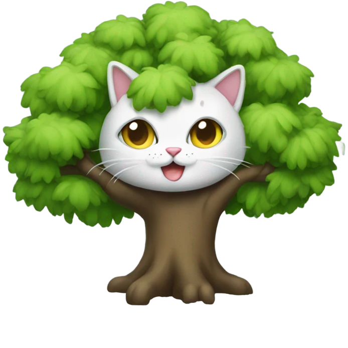 tree color cat emoji