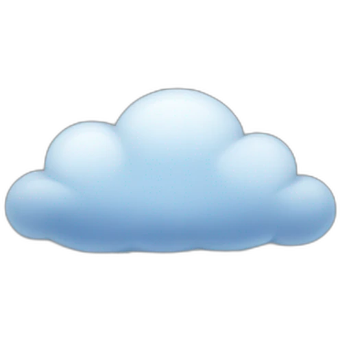 Cloudy rain emoji