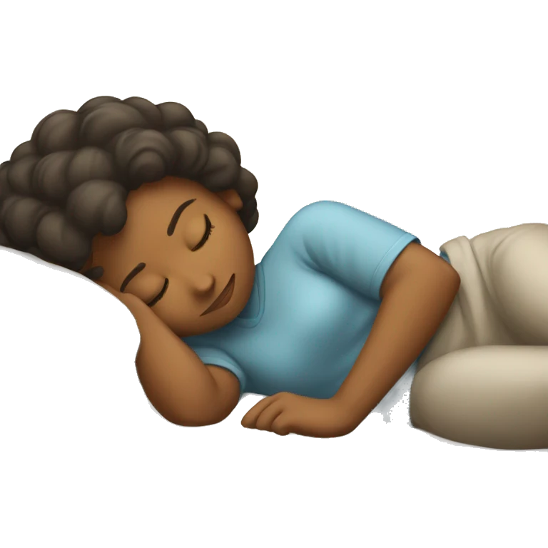 Girl sleeping emoji