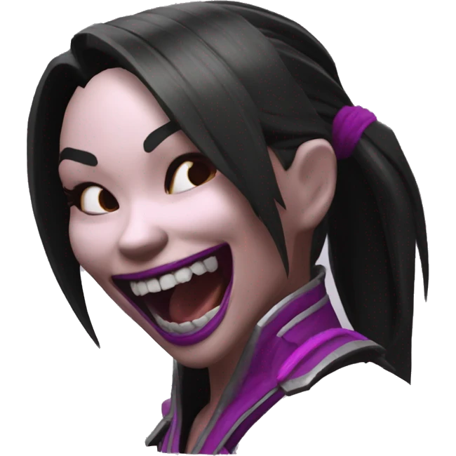 happy mileena from mortal kombat 10 emoji