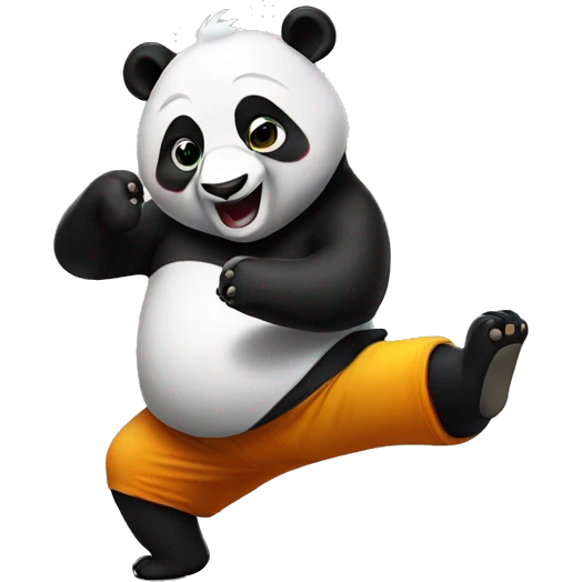 party panda dancing emoji