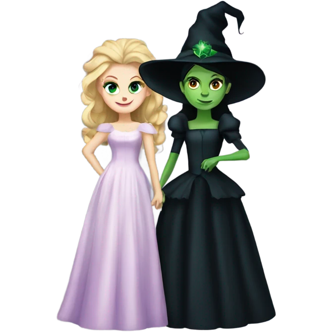 Elphaba and Glinda  emoji