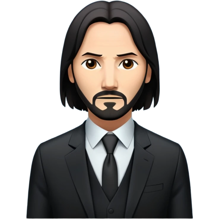 Elinde silah tutan jon wick emoji