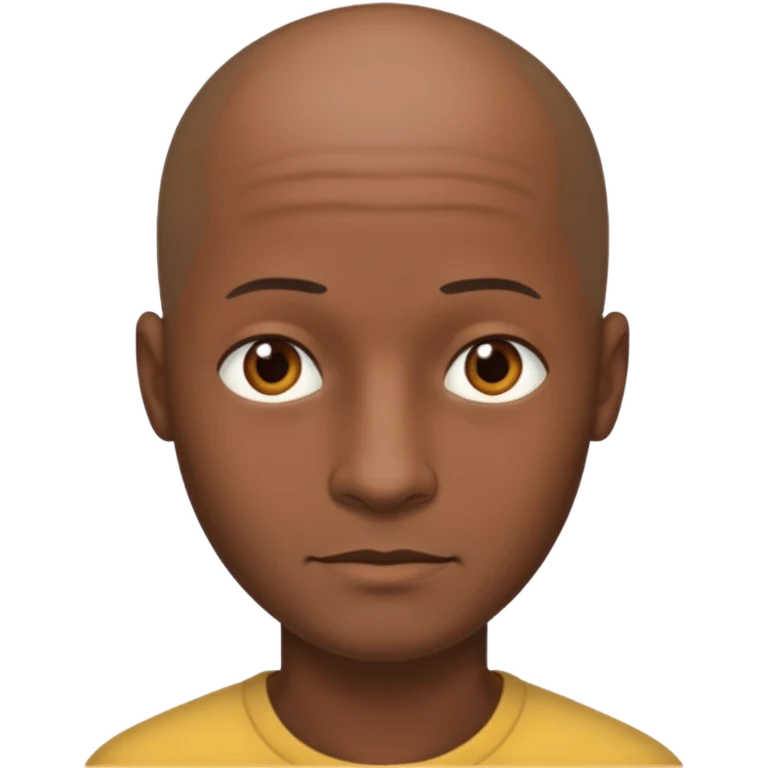 One woman medium length blond highlights hair
One man medium dark skin no hair emoji