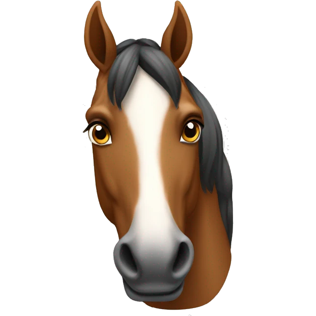 Un caballo emoji