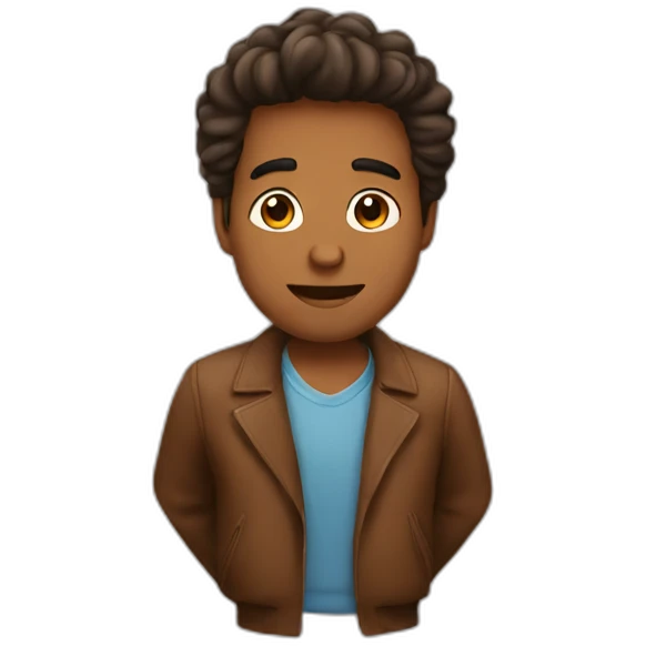 brown men coeur emoji