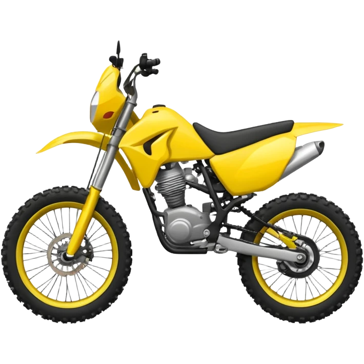 yellow enduro bike emoji