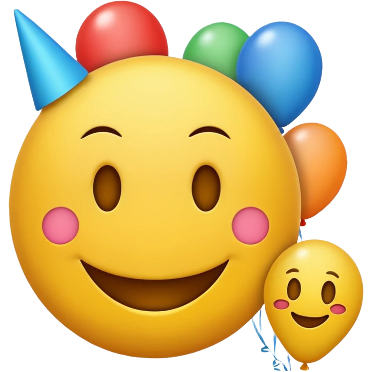 Party smiley emoji
