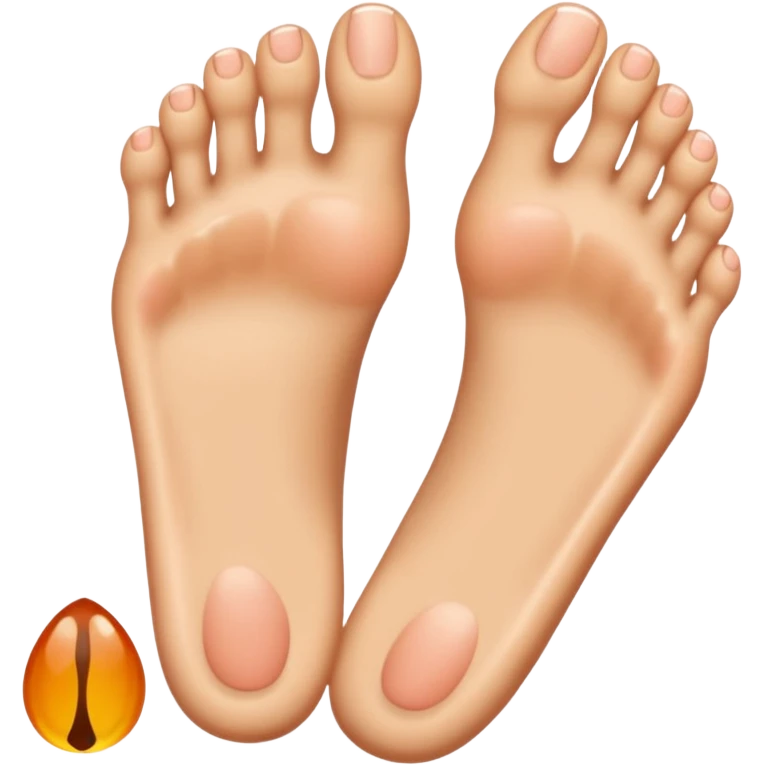 One foot and four toes emoji