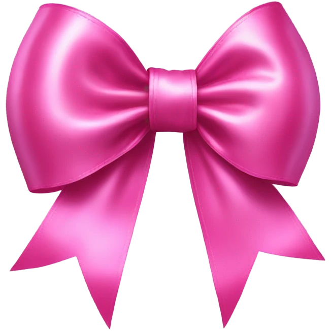 A pink bow  emoji