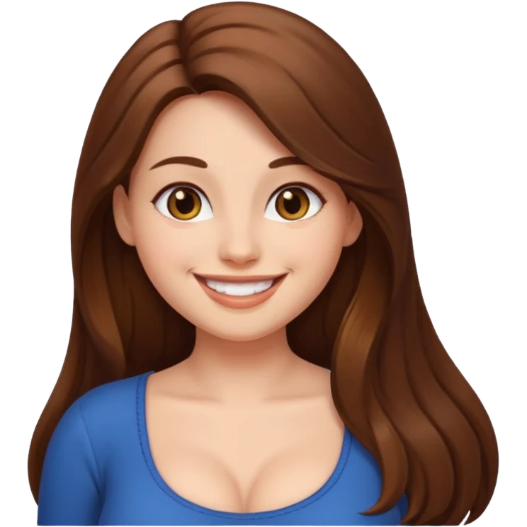 girl with big visible naked breasts emoji