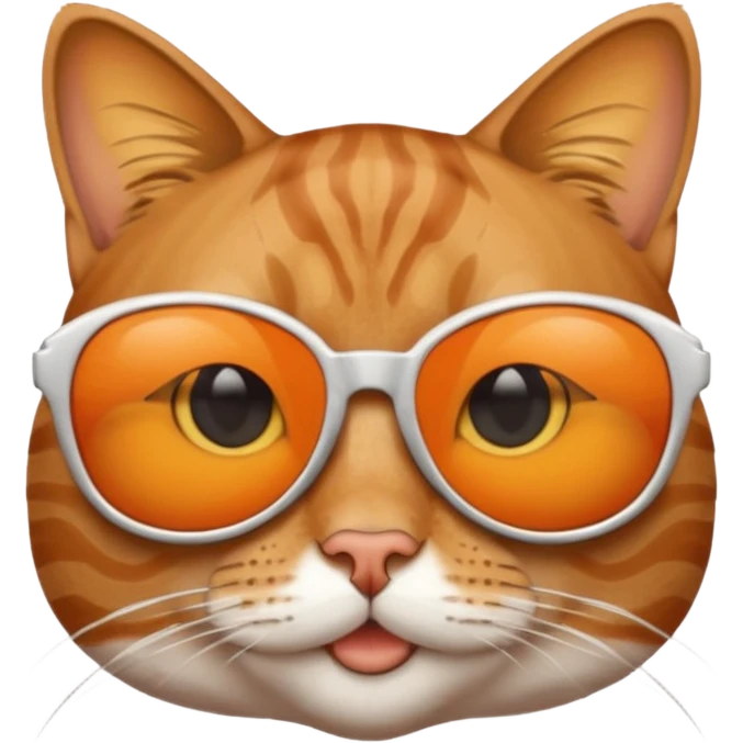 Cat wearing sunglasses emoji