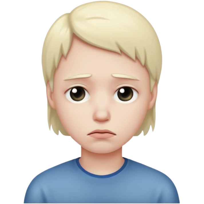really sad face em emoji
