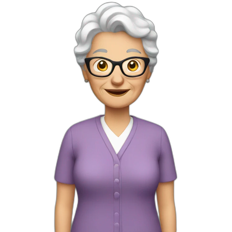 Grandma video editor emoji