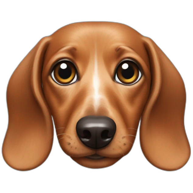 Dwarf dachshund emoji