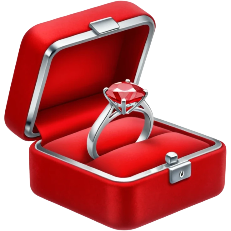 diamond ring in a red box emoji
