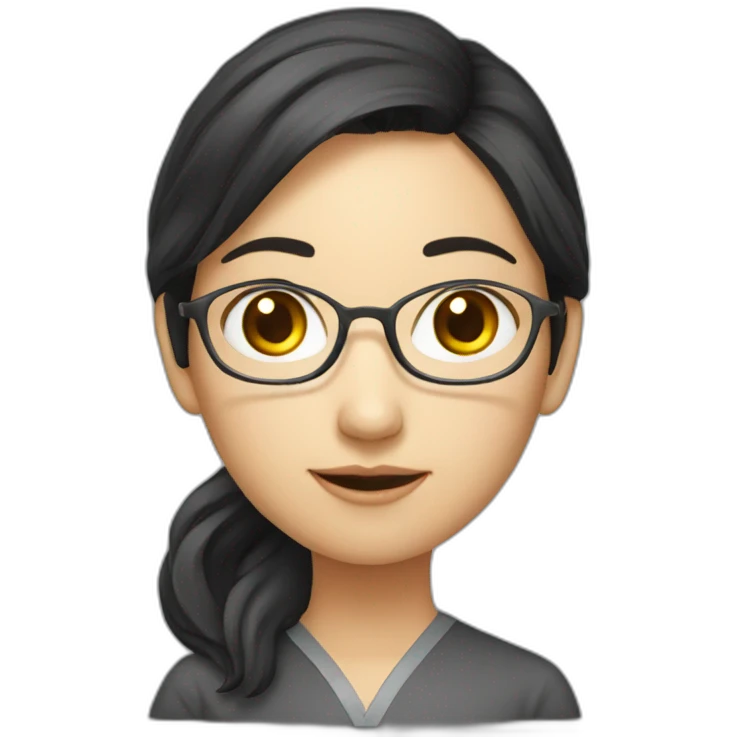 asian computer science phd girl emoji