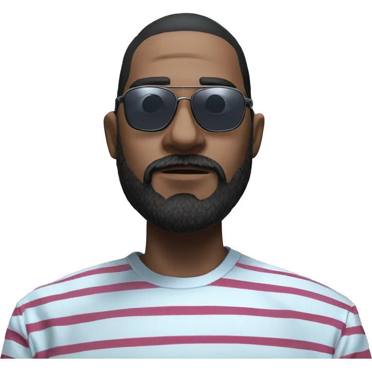 casual cool guy fashion portrait emoji