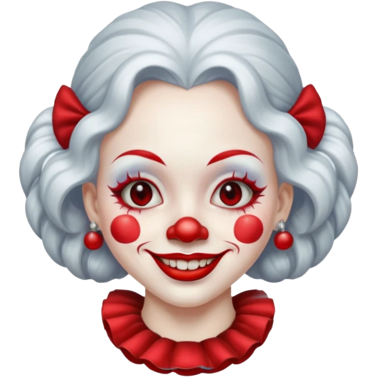 silver soraya clown emoji