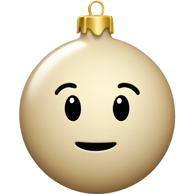 beige ornament emoji