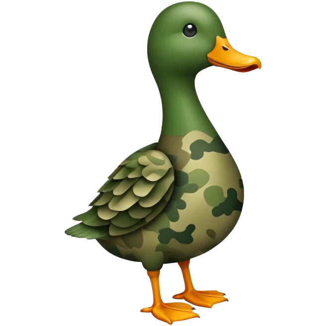 Militär Ente emoji