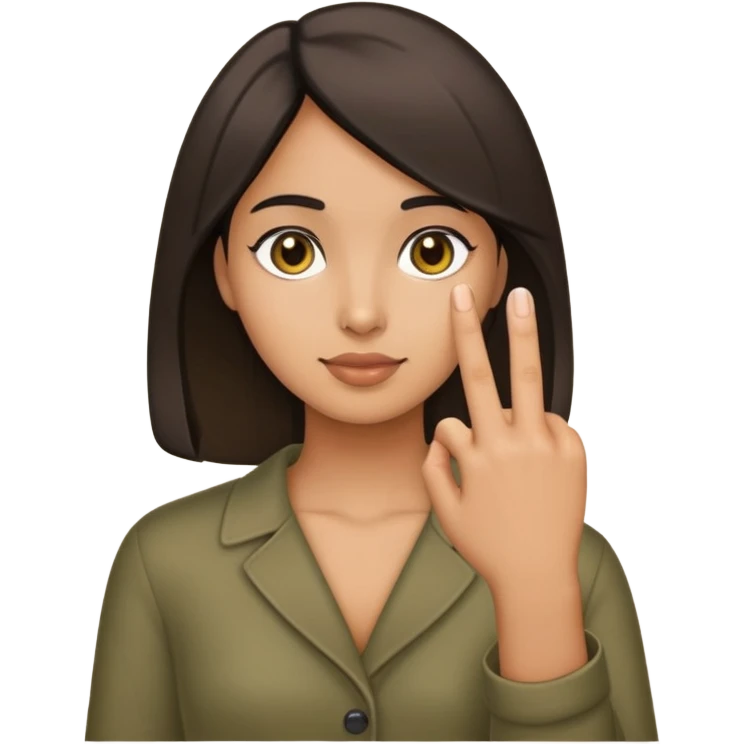 Finger in coochie  emoji