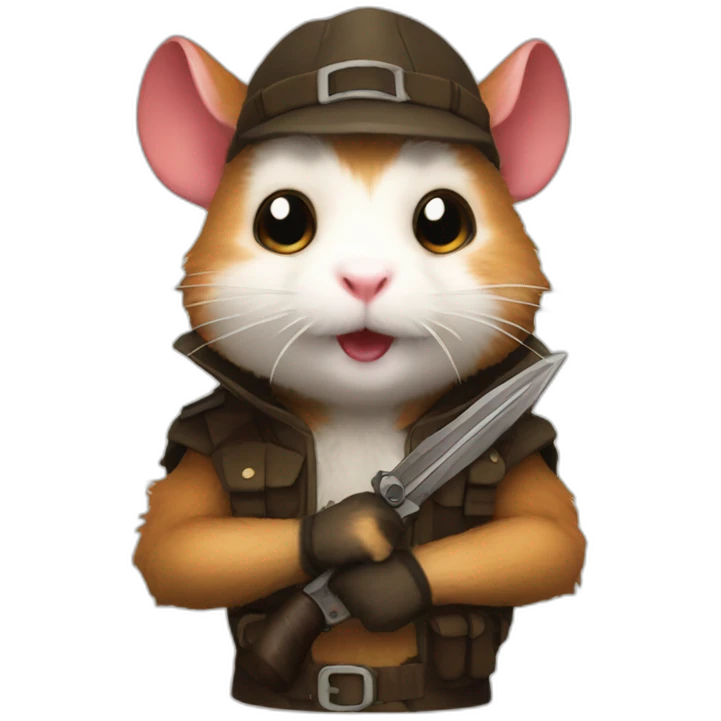 devil Hunter hamster emoji