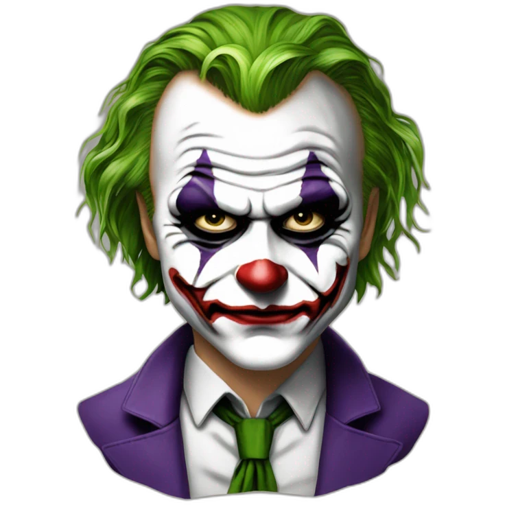 Heath Ledger as joker emoji