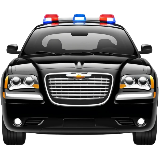 Chrysler 300 Police Car emoji