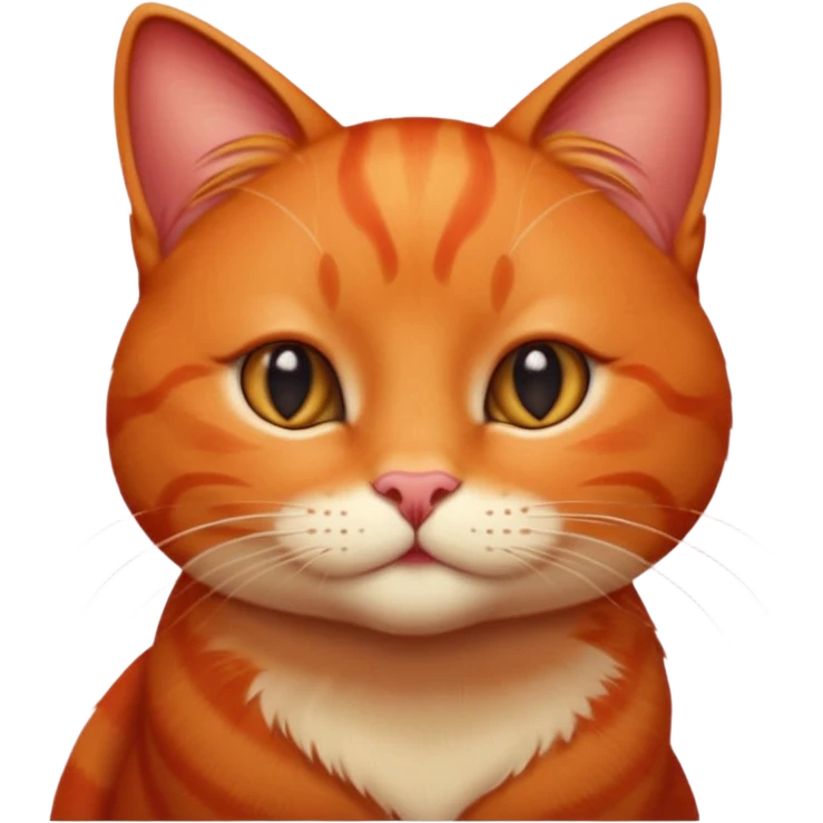 Kärleksfull pussandehelröd katt emoji